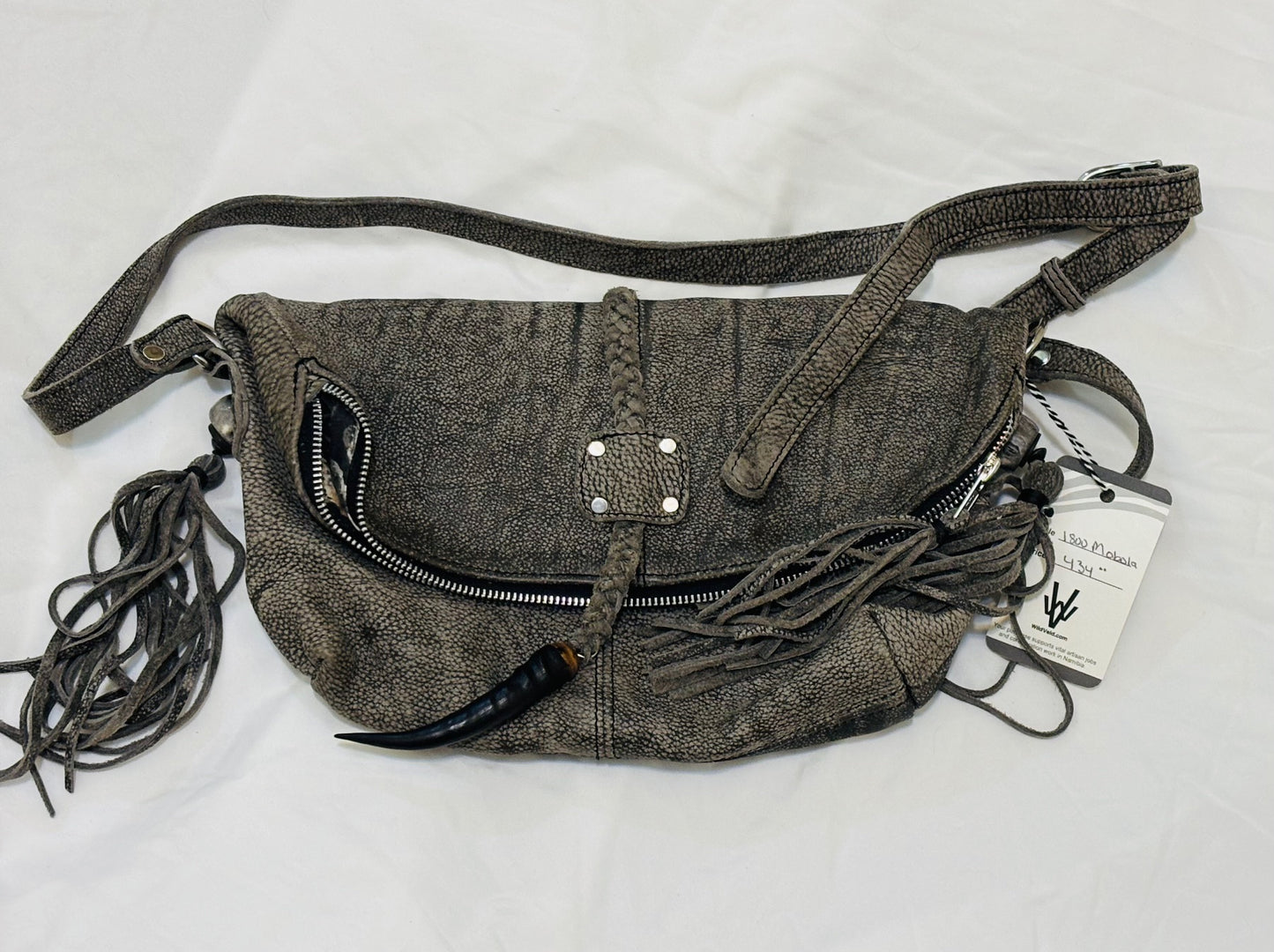 Kudu Fold Bag with Strap Gray