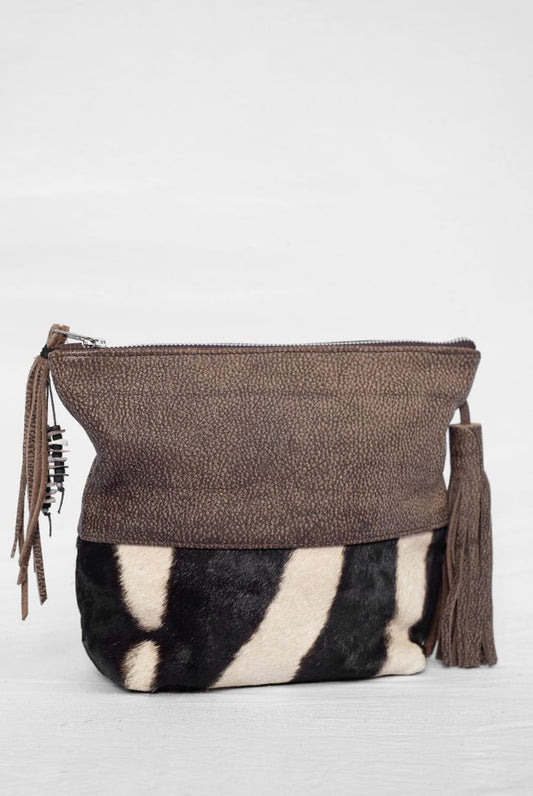 Zebra Hide Handbag