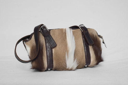 Springbok Hide Handbag with Leather Strap